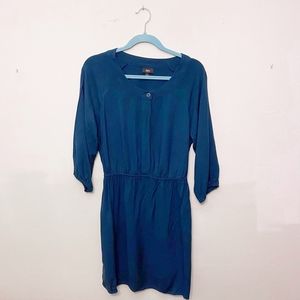 Mossimo 3/4 Long-Sleeved Dress Dark Teal Size L